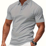 Mercer | Premium Textured Knit Polo Shirt