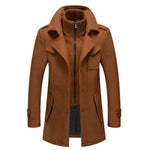 Hartley | Layered Winter Overcoat - Camel