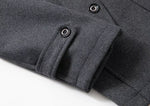 Hartley | Layered Winter Overcoat - Cuff Detail